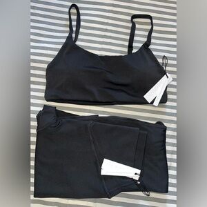 Paragon Reluna Icon Sculptseam® Plus Flare Legging 34" + Essential Bralette Sz S